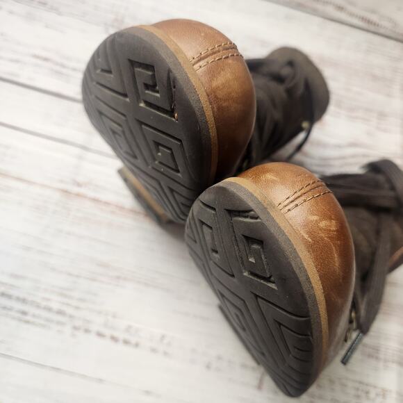 Merrell Shiloh II Women's 11 Brown Felted Wool Leather Boots - J004418 Steampunk - Picture 13 of 14